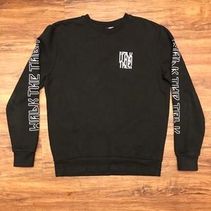 NWOT H&M divided crewneck sweater